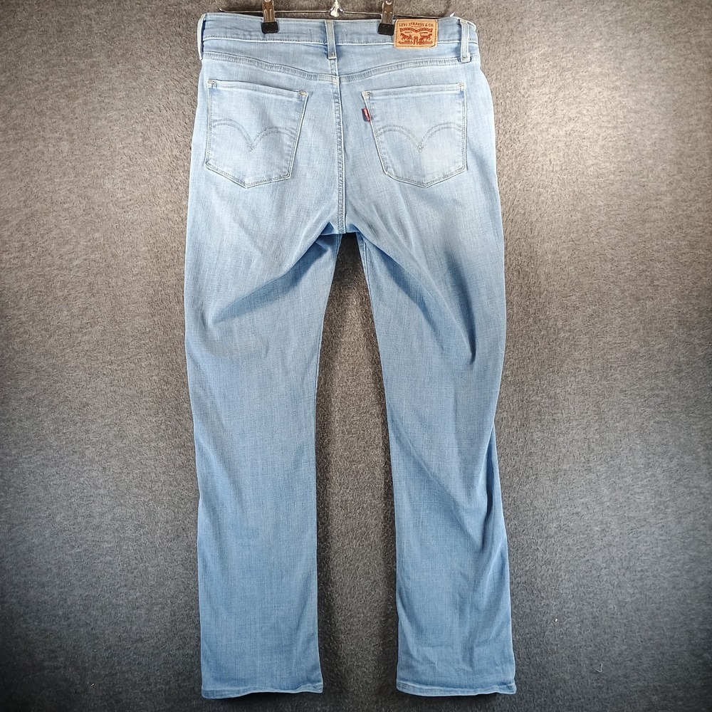 Levi Jeans‎ Women 8M W29 L30 Classic Straight Light Wash Mid Rise Classic USA - Picture 7 of 14